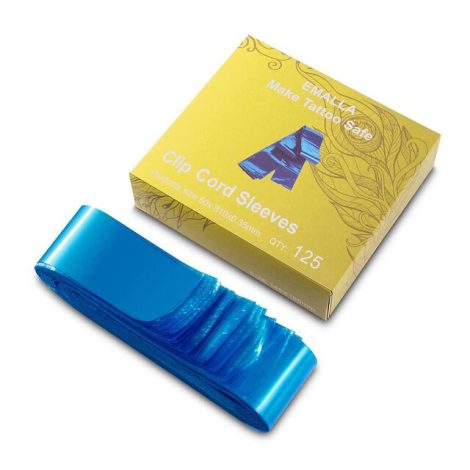 Emalla Tattoo Clip Cord Cover Sleeves – 125pcs/box