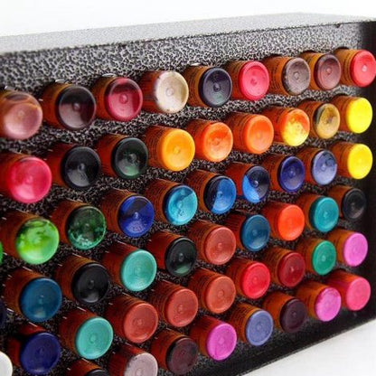 Wall-Mounted Tattoo Pigment Inks Bottle Rack
