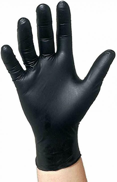 Black Storm Powder Free Black Nitrile Gloves