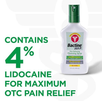 Bactine Max Pain Relieving Cleansing Spray – 5oz