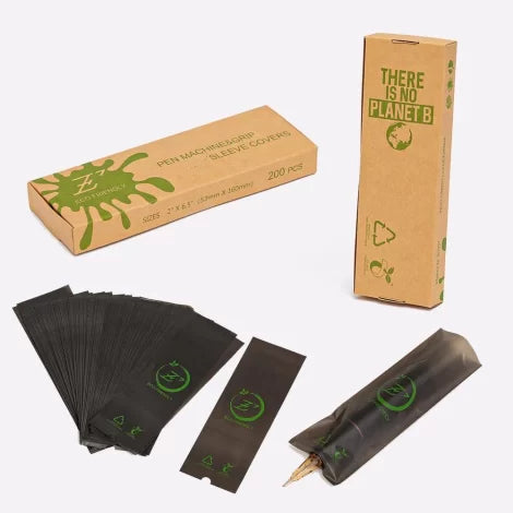 Eco-Friendly Supplies (Sleeves Covers, Ink Cups, Razors and Bags)