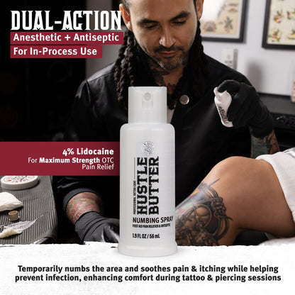 Hustle Butter Numing Spray – 1.9 fl oz
