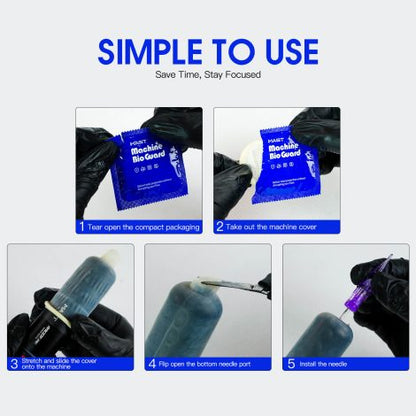MAST Bio Guard Shield Pro Pen Tattoo Machine Cover – Box of 50