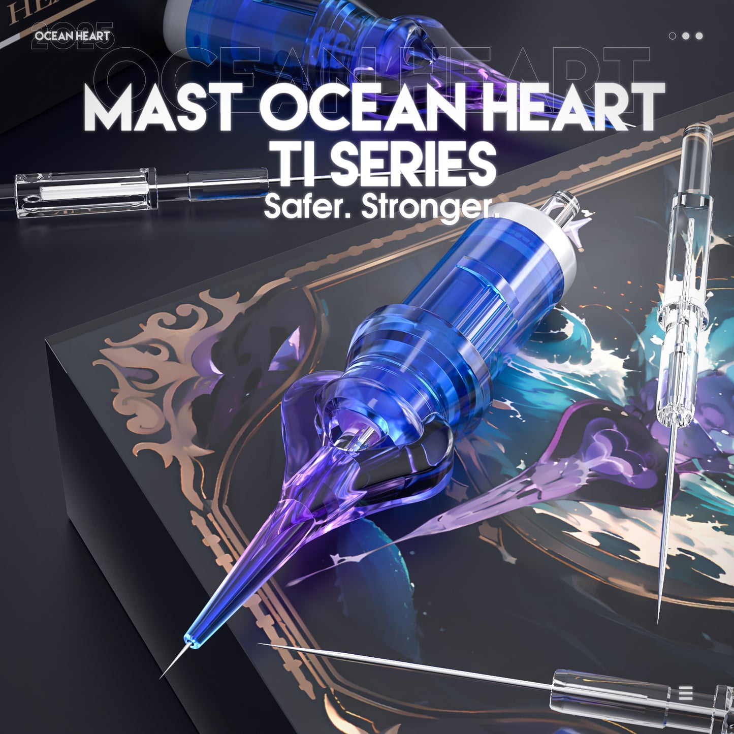 Mast Ocean Heart Titanium Series Tattoo Cartridges Round Liner