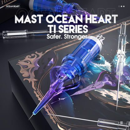 Mast Ocean Heart Titanium Series Tattoo Cartridges Round Liner