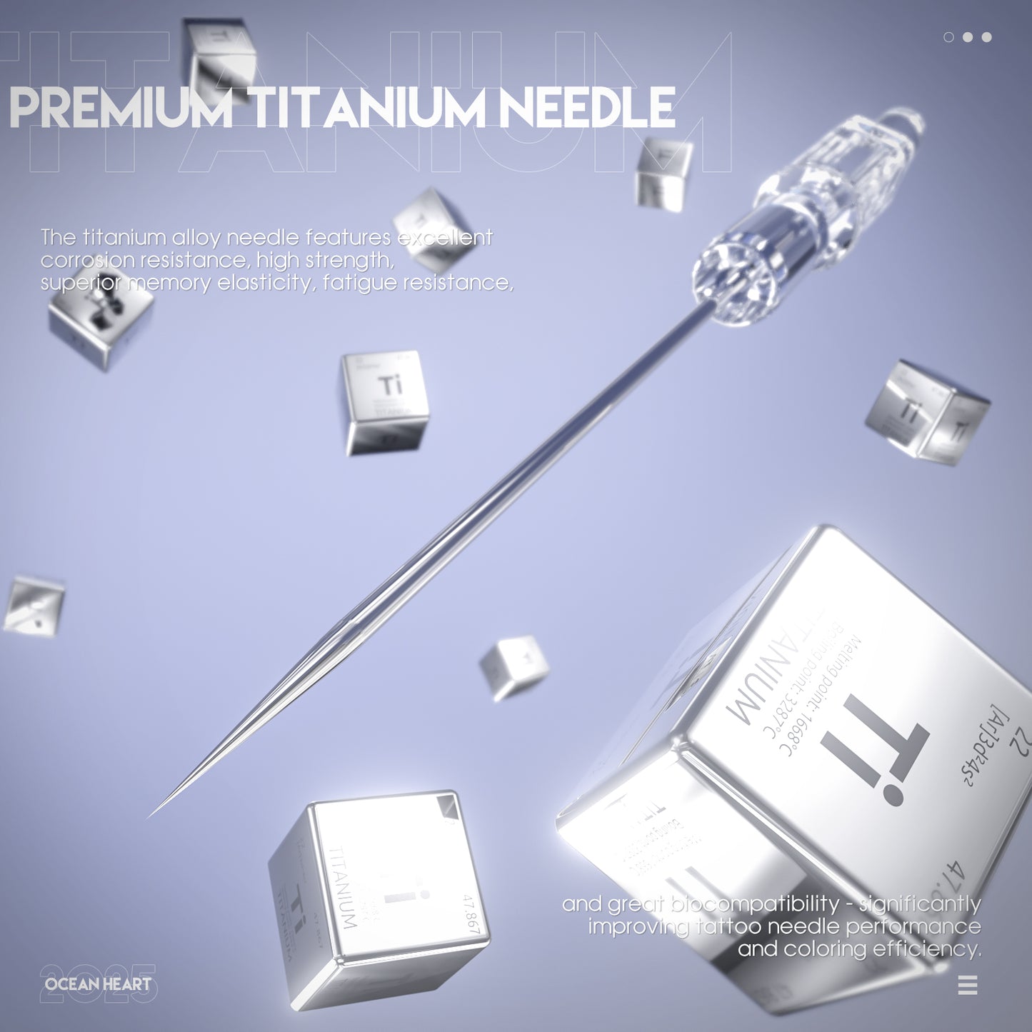 Mast Ocean Heart Titanium Series Tattoo Cartridges Round Liner