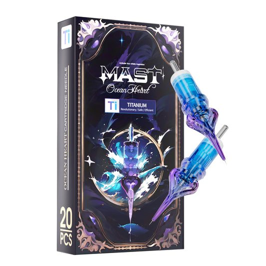 Mast Ocean Heart Titanium Series Tattoo Cartridges Round Liner