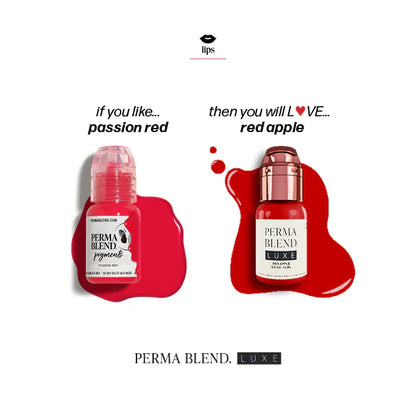 Perma Blend PMU Pigment Sweet Lip Passion Red —— 0.5oz