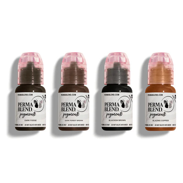Perma Blend PMU Pigment Dark Eyebrow Mini Set