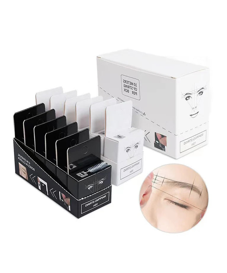 POPU Eyebrow Mapping string (with ink) - 1box