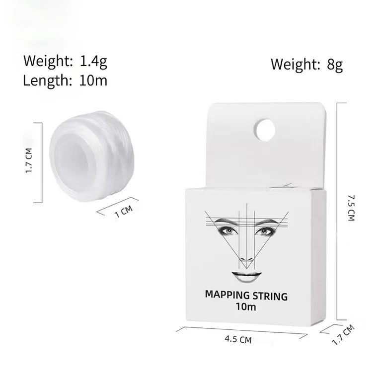 POPU Eyebrow Mapping string (with ink) - 1box