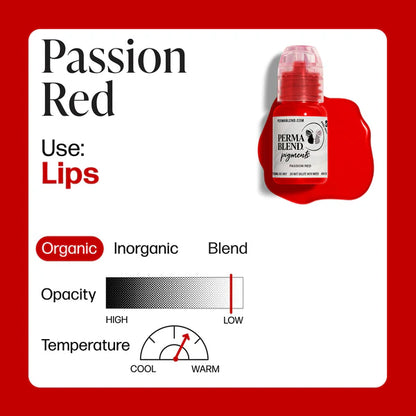 Perma Blend PMU Pigment Sweet Lip Passion Red —— 0.5oz