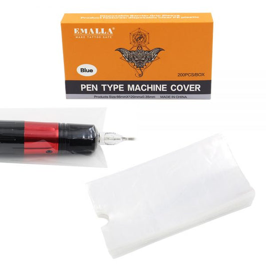 Emalla Pen Type Machine Cover 66mm*120mm – 200pcs/box
