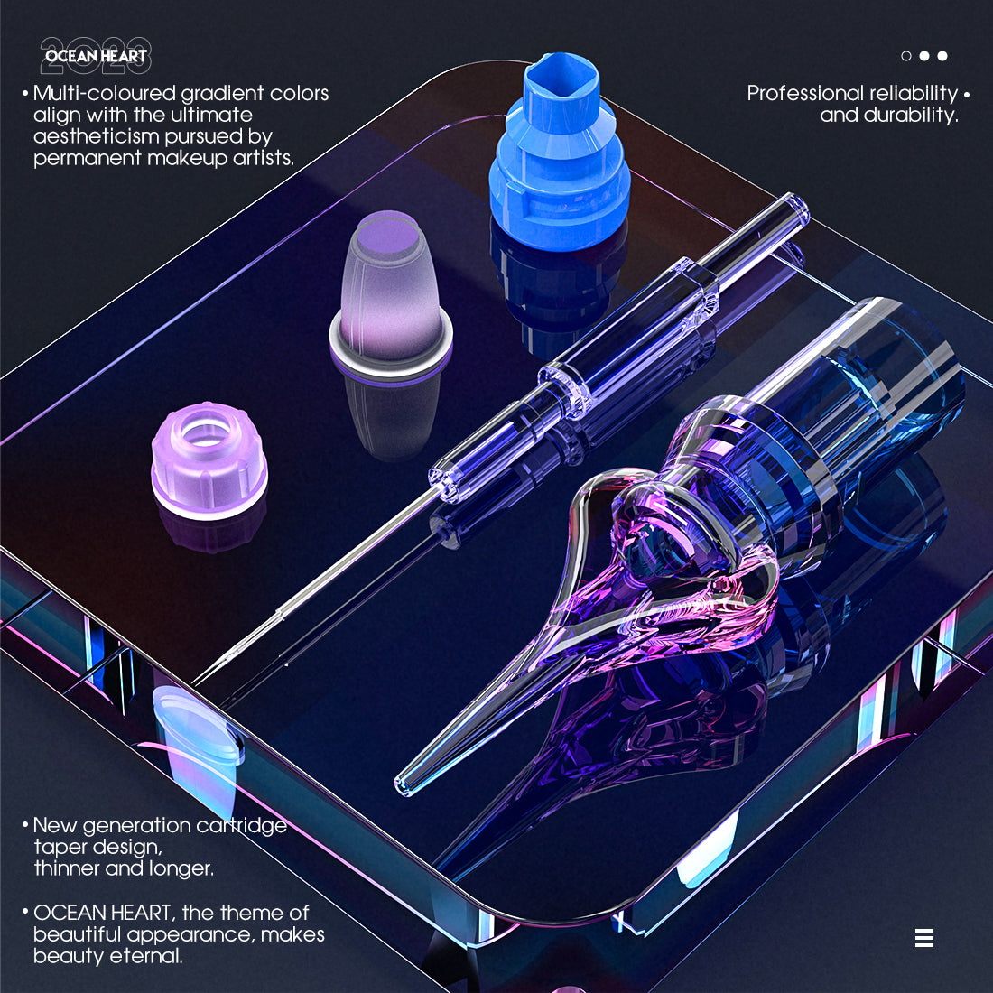 Mast Ocean Heart Tattoo Cartridges Round Liner