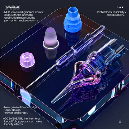 Mast Ocean Heart Tattoo Cartridges Round Liner