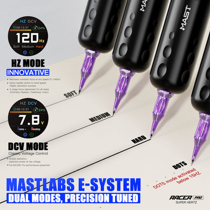 Mast Racer PRO Wireless Tattoo Pen Machine with 4.2mm Stroke
