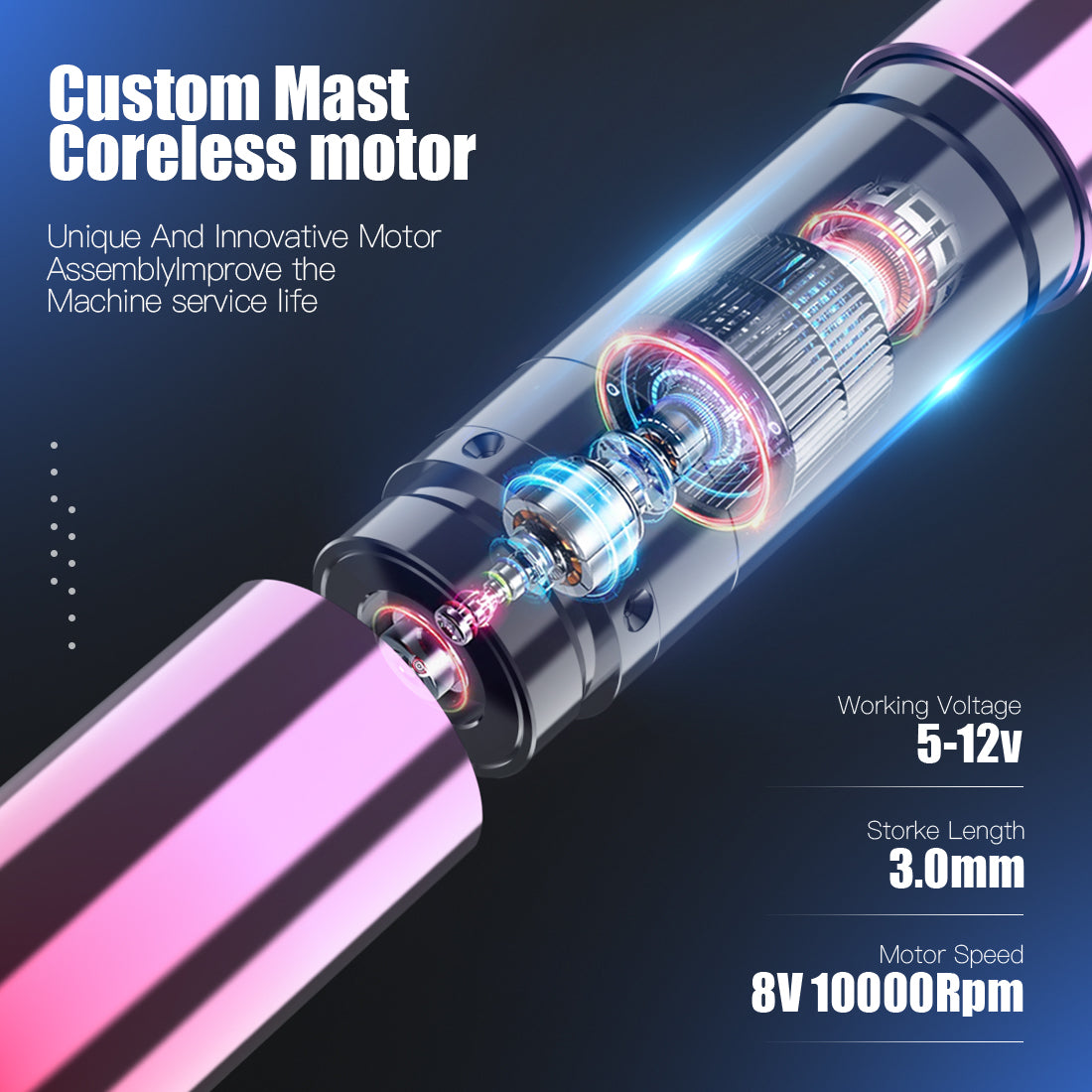 Mast Tour Y22 Wireless Tattoo Machine
